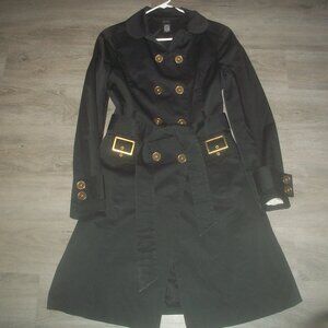 womens Victoria's Secret trench coat.BODY BY VICTORIA. Lined.size 6. small